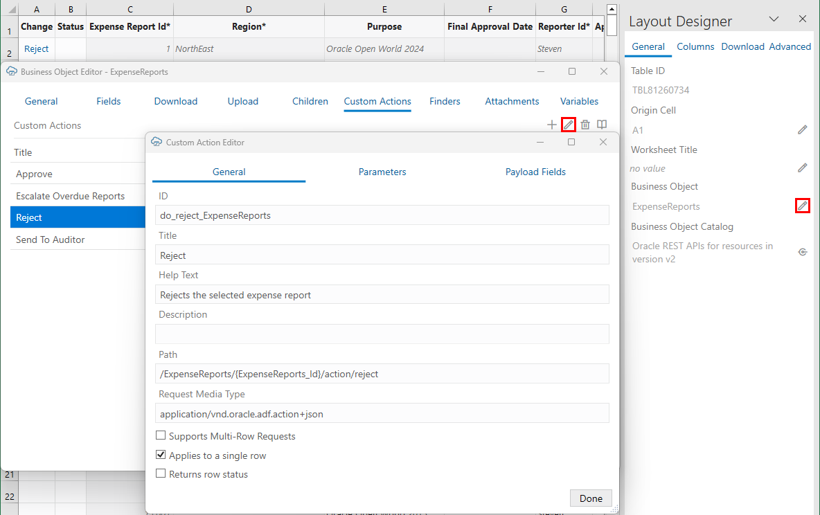 Description of excel-custaction.png follows Description of excel-custaction.png follows