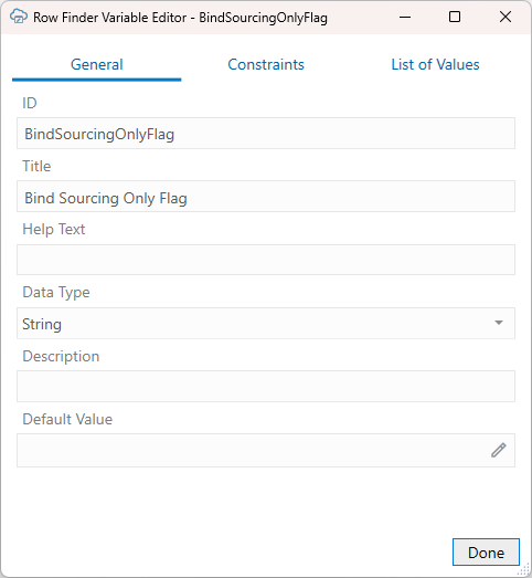 Description of row-finder-variable-editor.png follows