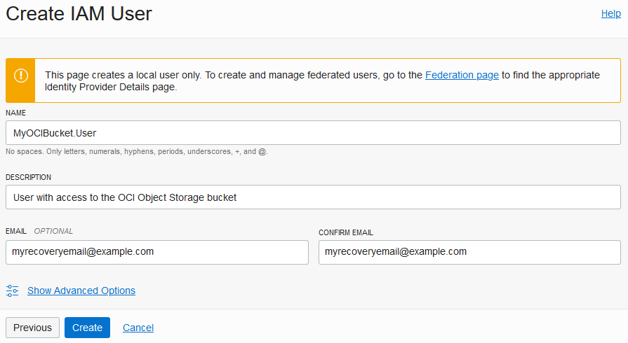 Add User dialog box Add User dialog box