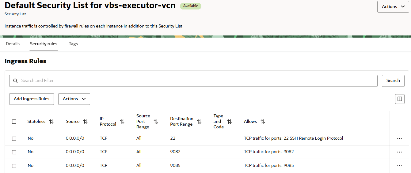 Description of vcn-edit-ingress-rules-list.png follows