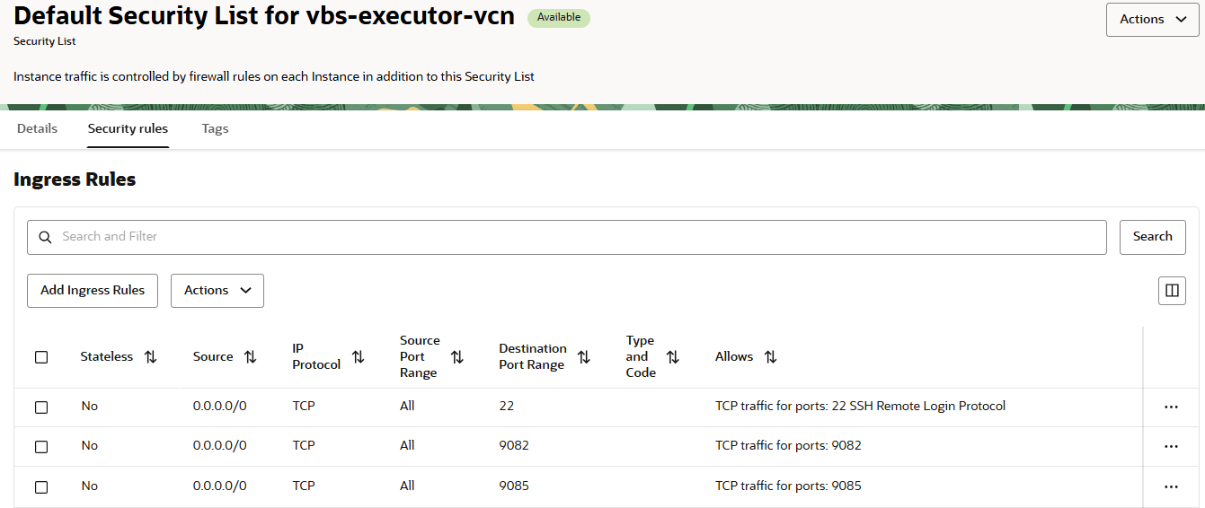 Description of vcn-edit-ingress-rules-list.png follows