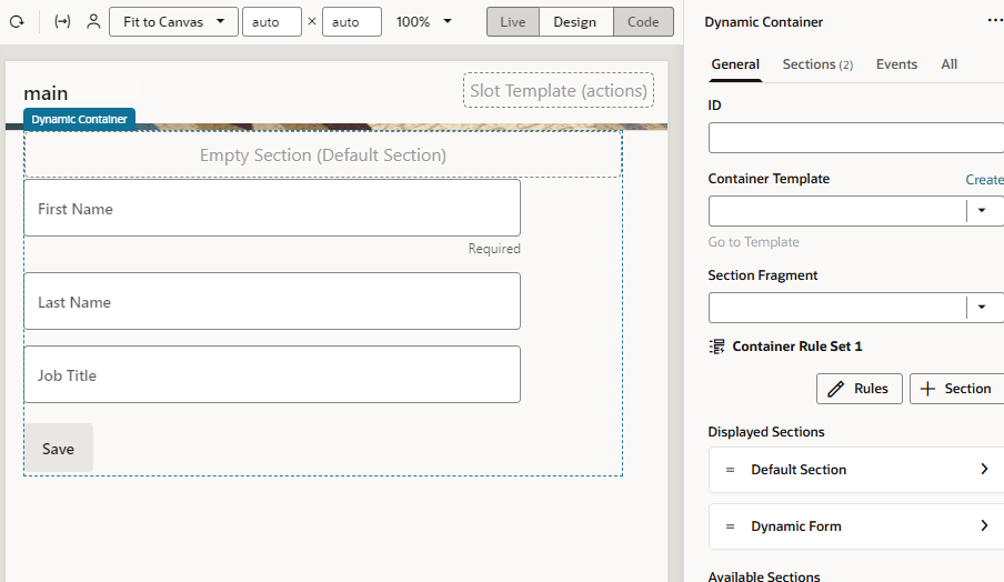 Description of dynamic-container-create-form.png follows