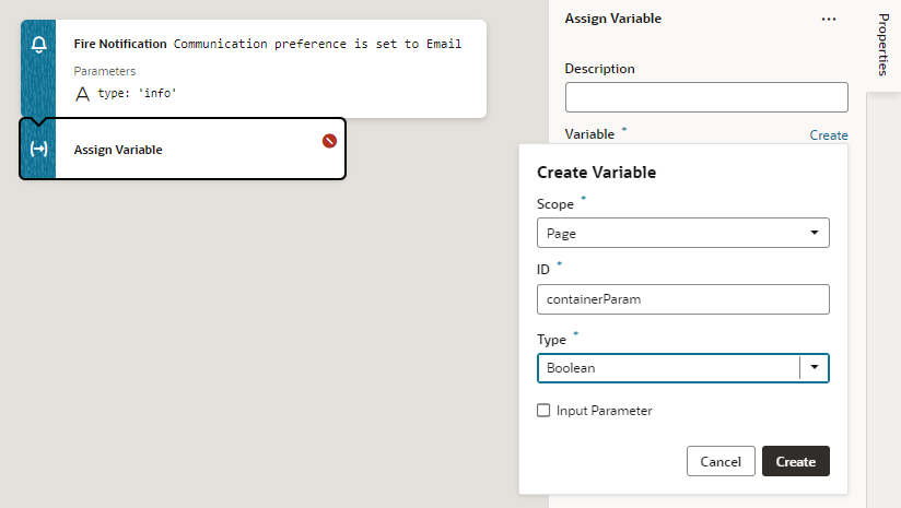 Description of fragment-data-container-actionchain-assignvariable.png follows