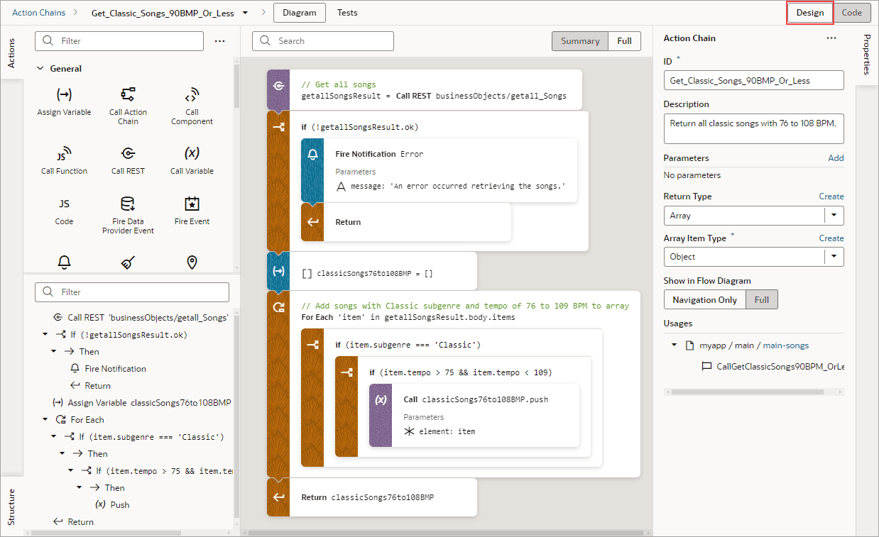 Description of jsac-action-chain-example-songs1.png follows Description of jsac-action-chain-example-songs1.png follows