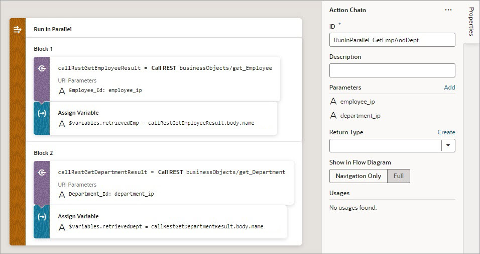 Description of jsac-run-parallel-action-example1.jpg follows Description of jsac-run-parallel-action-example1.jpg follows
