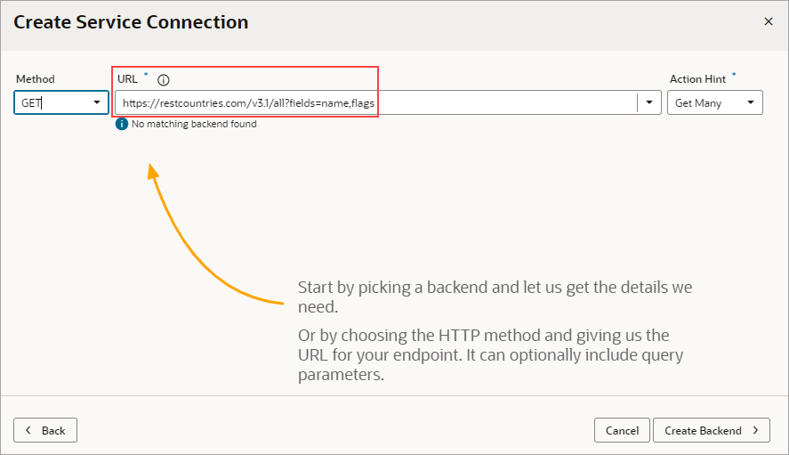 Description of sdp-create-service-connection-url1.png follows Description of sdp-create-service-connection-url1.png follows