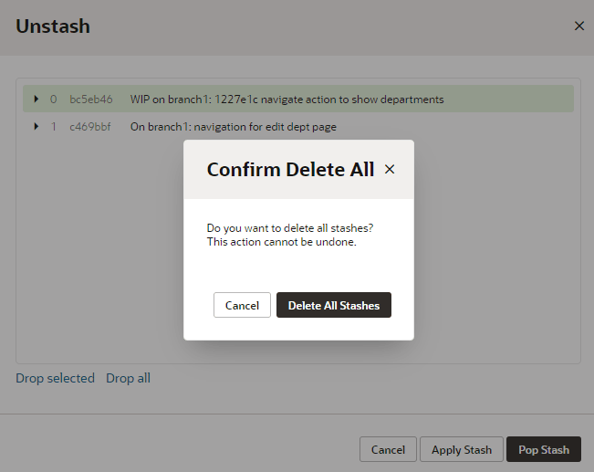 Description of stash-delete-all1.png follows Description of stash-delete-all1.png follows