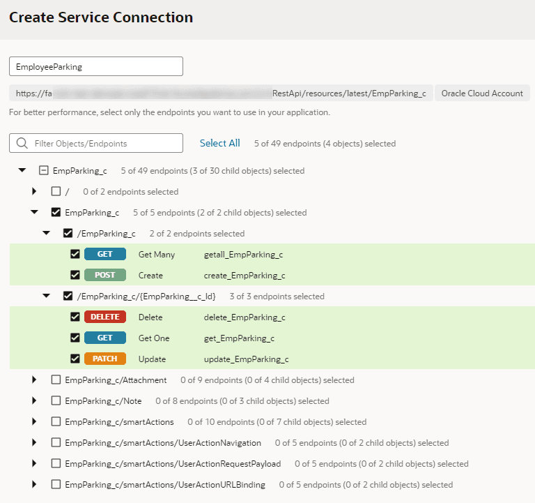 Description of customobject-endpoints1.png follows