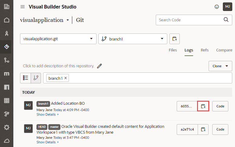 Description of git-page-commit.png follows