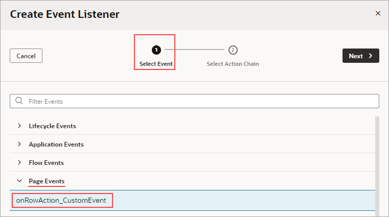 Description of jsac-create-event-listener-select-event1.png follows