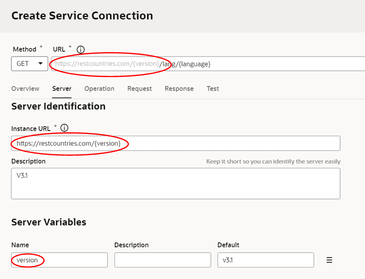 Description of server-variable-example.png follows