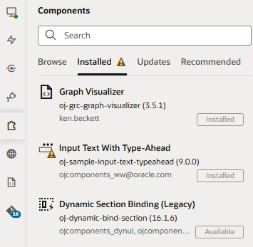 Description of component-exchange-installed.png follows
