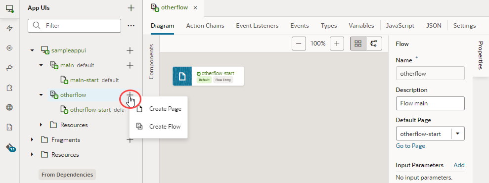 Description of create-flow-viewartifacts.png follows