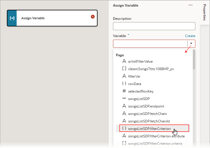 Description of jsac-assign-action-pick-sdp1.png follows