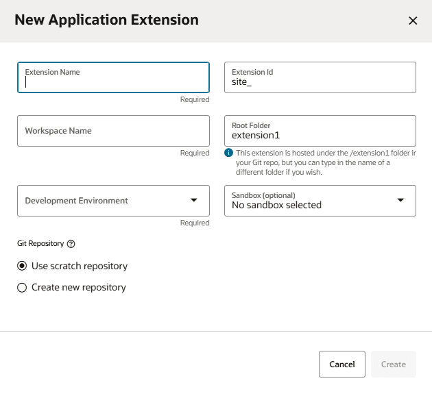 Description of newappextensionnotexpanded1.png follows