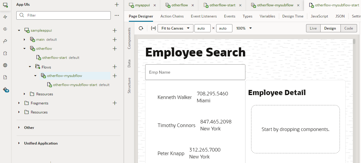 Description of page-flow-subflow-pageview1.png follows