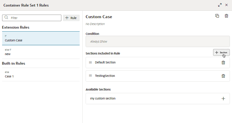 Description of metadata-container-addsection.png follows