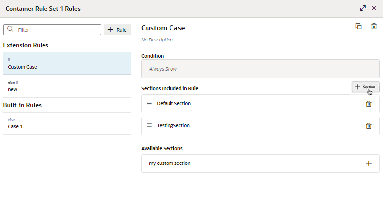 Description of metadata-container-addsection.png follows