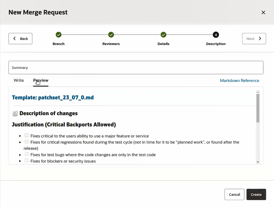 Description of mr-description-template-preview.png follows