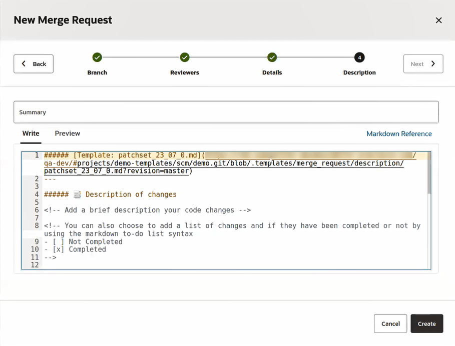 Description of mr-description-template-write.png follows