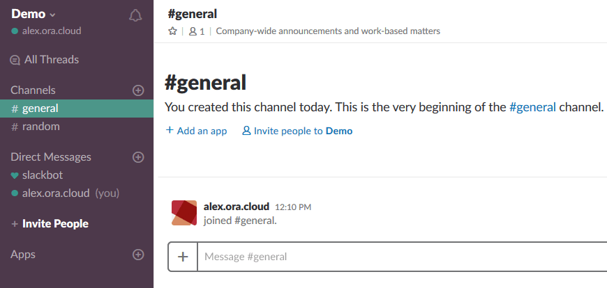 Description of slack-general.png follows