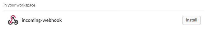 Description of slack-incoming-webhook-install.png follows