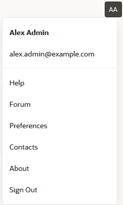 Description of user_menu.png follows