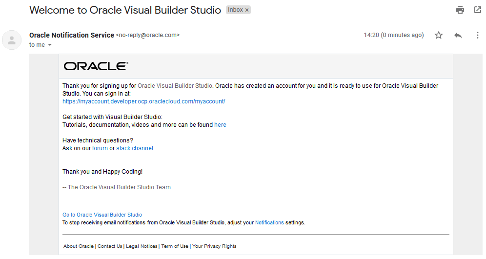 Description of vbstudio-welcome-new-user-email1.png follows