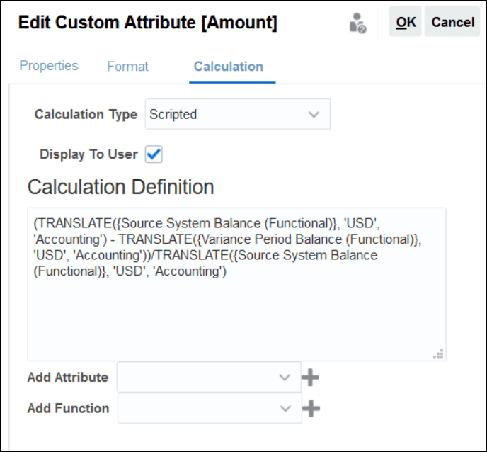 Scripted Calculation type example Scripted Calculation type example