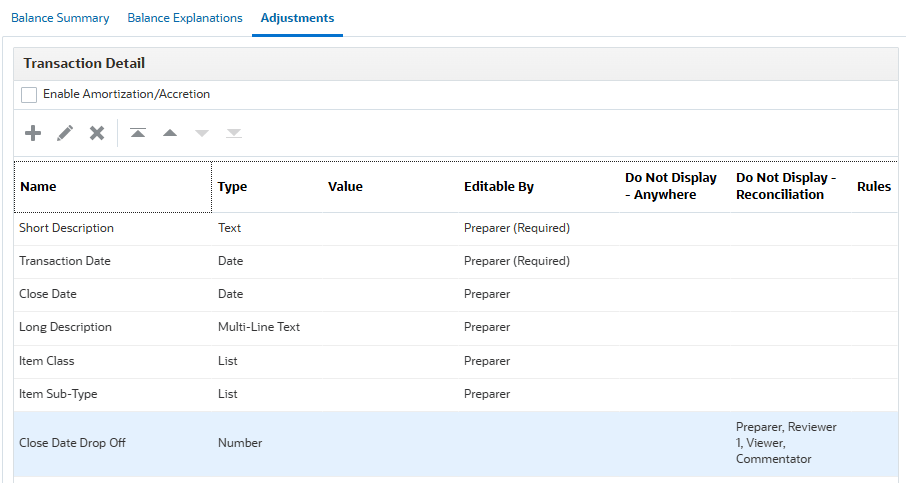 Example of using a calculated attribute to drop off transactions