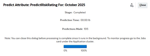 This image shows the Predict Attribute dialog for a predicted attribute