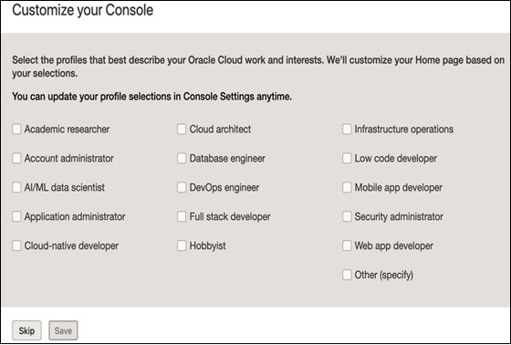 Customize your Console Customize your Console