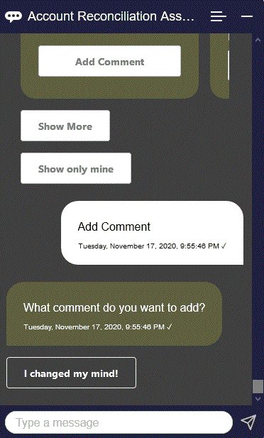 Type a comment Type a comment