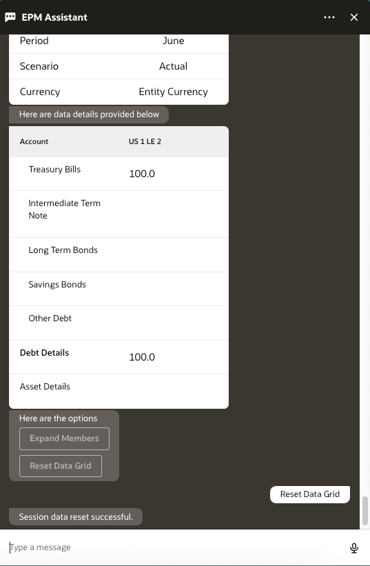 reset data grid utterance reset data grid utterance