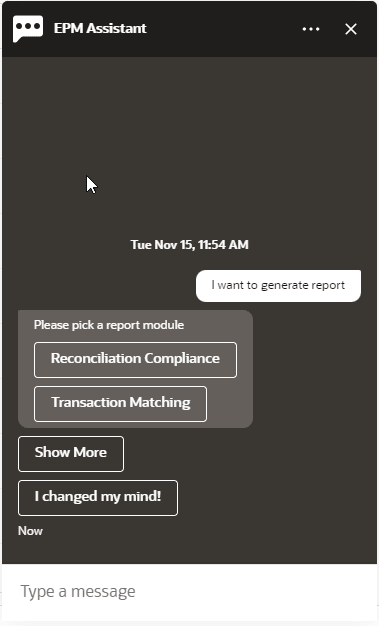 AR generate report AR generate report