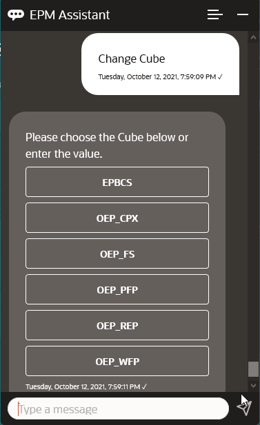 Work with cubes example 1