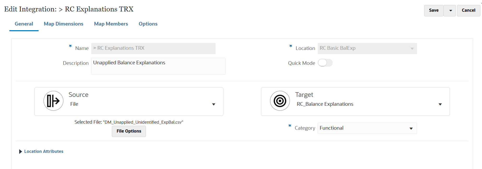 Image shows the Create Integration page.