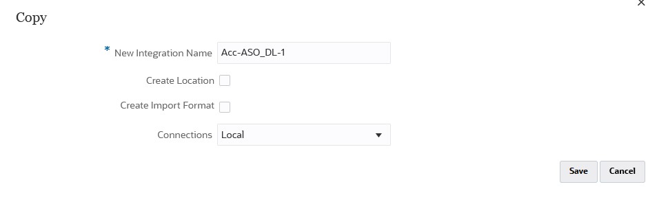 Image show the Copy page.