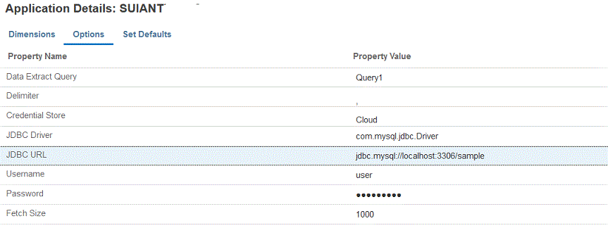 Image shows the Application Details page.