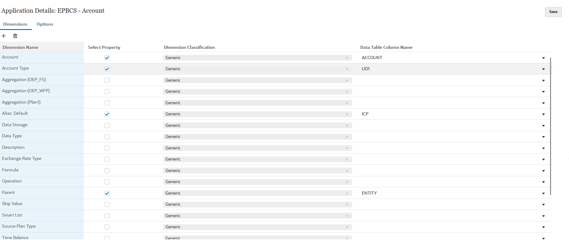 Image shows the Application Details page.