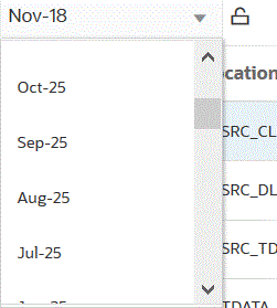 Image show the POV Period drop-down.