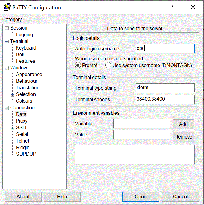 Image shows the Basics page.