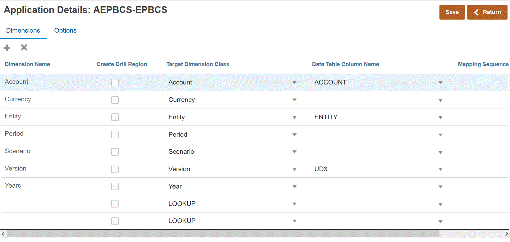 Image shows the Application Details page.