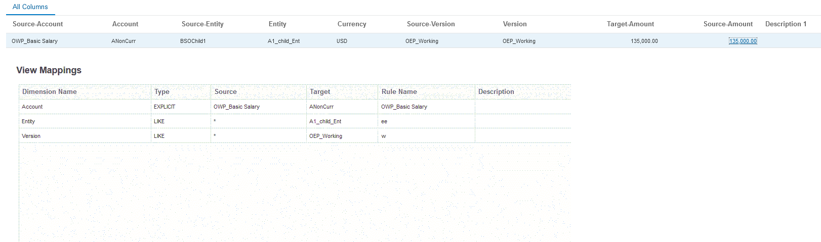 View Mapping page.