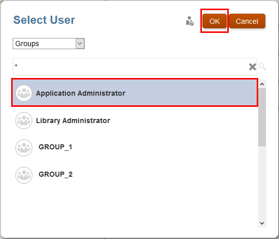 access setting dialog box