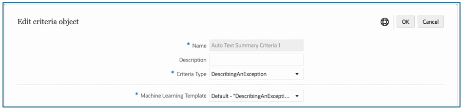 Criteria Definition for Sample Reports 13a