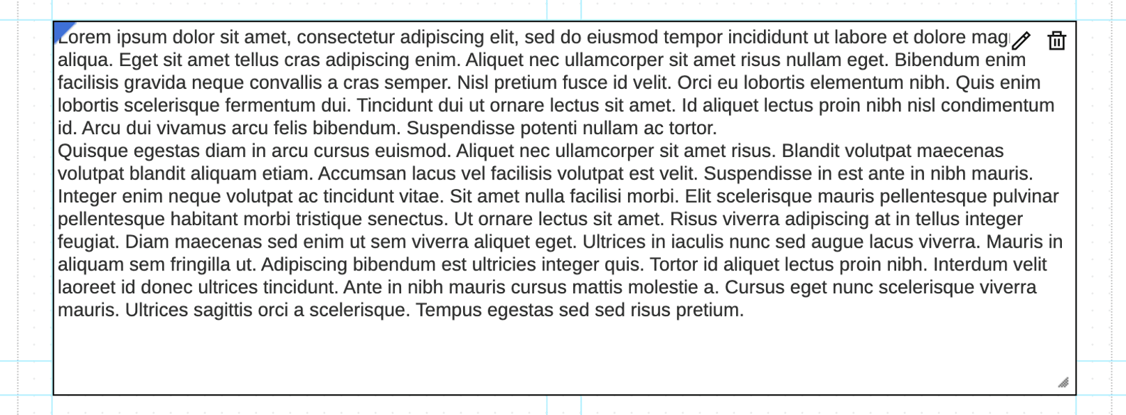 Text Box Example - Design view