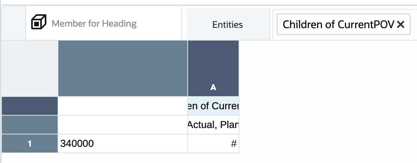 Grouping grid design with formulas Grouping grid design with formulas