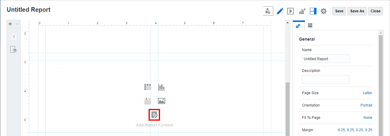 blank report note selection