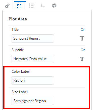 Color and Size settings Color and Size settings